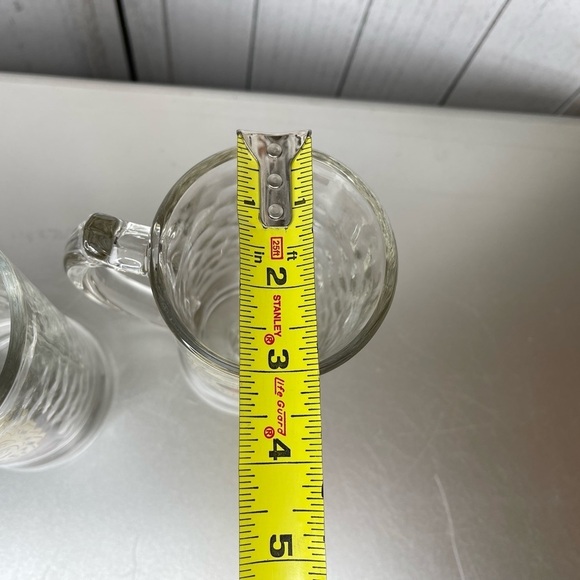 2 Bacardi Oakheart Spiced Rum Beer Mug Drinking Stein 12 oz Rippled Glasses - Picture 6 of 6